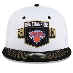 New York Knicks 2026 NBA Champions Locker Room Hat New Era Replica – White