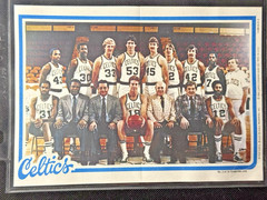 1980-81 Topps NBA Basketball 16 Team Mini-Poster Complete Set Bird Magic Dr J