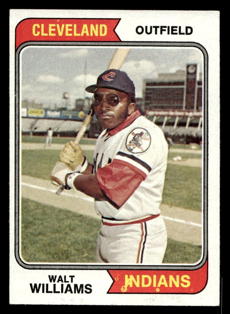 1974 Topps #418 Walt Williams Cleveland Indians NR-MINT