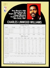 Buck Williams, 1990-91 Hoops, #251, Portland Trail Blazers,