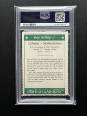 1991 LITTLE BIG LEAGUERS KEN GRIFFEY JR. PERFORATED PSA 8