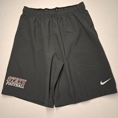Nike State Football Nike Dri-Fit Athletic Practice Shorts Men&rsquo;s Black/Dark Gray