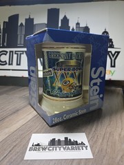 Vintage NFL Green Bay Packers Super Bowl XXXI Stein Mug Bourbon St