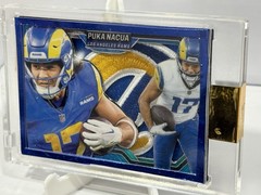 Puka Nacua Custom novelty art Handmade Los Angeles Rams Patch CARD
