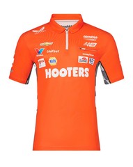 NASCAR Hendrick Motorsport Chase Elliot #9 Hooters Polo Shirt – Orange