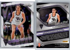 2025 Panini Prizm WNBA CARLA LEITE White Seismic Prizm Rookie RC #6 Valkyries