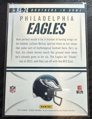 2014 Panini Hot Rookies Philadelphia Eagles #BA-24 Brothers In Arms Gold 14/50
