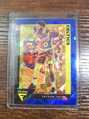 2020-21 Panini Flux – Jayson Tatum #7 Blue Cracked Ice Prizm
