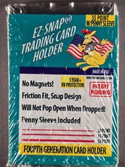 PRO MOLD 4th Gen EZ-Snap Card Holders w/ Sleeve MADE IN USA All Sizes 35-180pt