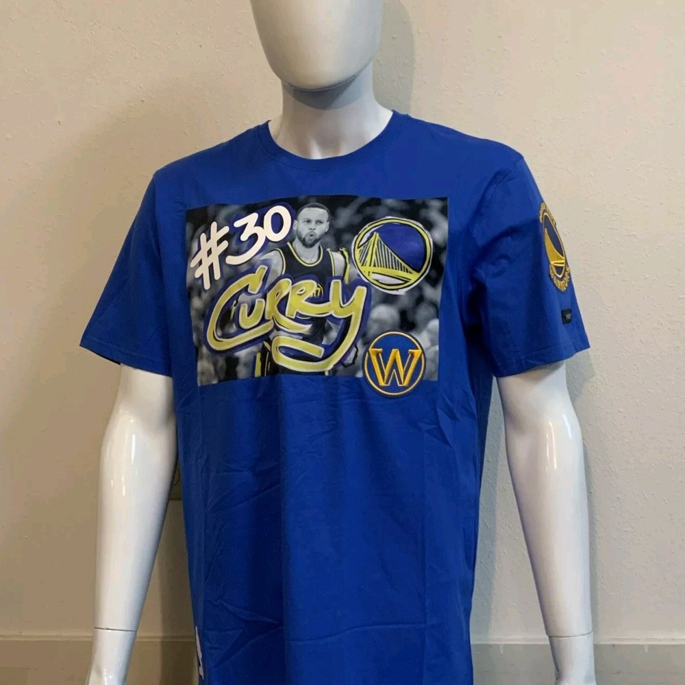 ⛹️New Golden State Warriors #30 Stephen Curry Mens Sizes LargeShirt ⛹️