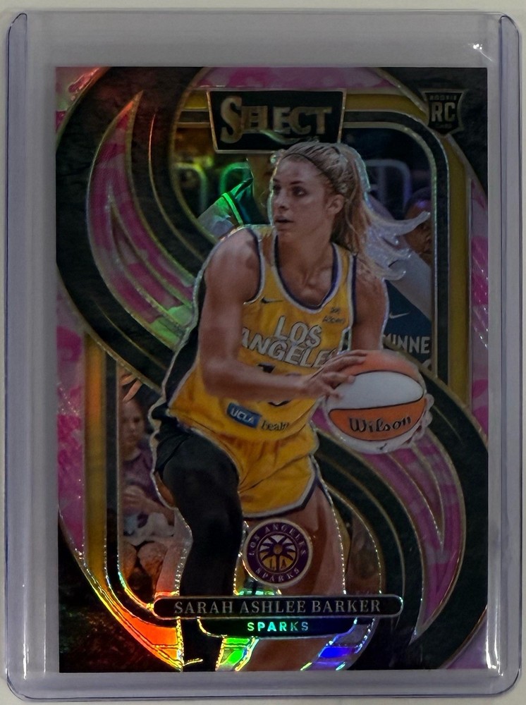SARAH ASHLEE BARKER 2025-26 SELECT WNBA PREMIER ROOKIE PINK CAMO /175