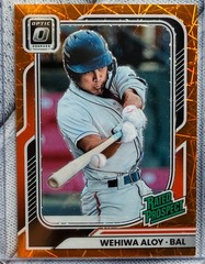 2026 Panini Donruss Optic Wehiwa Aloy 🟠 Orange Velocity Rated Prospect #155 RC