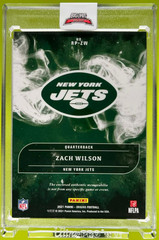 2021 PANINI ORIGINS ZACH WILSON RC ROOKIE NFL SHIELD PATCH #D 1/1 ONE OF ONE