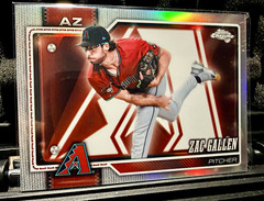 2026 Topps Chrome Zac Gallen Lightboard Logo Refractor #158