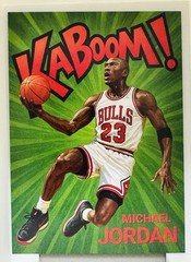 Michael Jordan- MVP Customs Kaboom! #23 Chicago Bulls Basketball Trading Card
