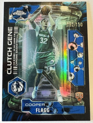 2025-26 Topps Chrome Update- Clutch Gene BLUE Cooper Flagg #CG-11 Serial 082/150