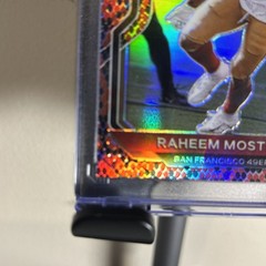 2020 Panini Prizm – Raheem Mostert Black/Red Snake Skin Prizm #284 SP 49ers