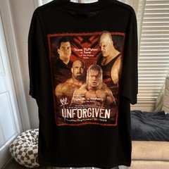 World Wrestling Entertainment Unforgiven 2003 T-Shirt XL Black Triple H