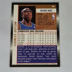 1998-1999 Topps NBA Basketball #80 Charles Outlaw Orlando Magic Forward