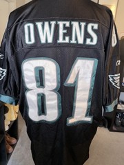 Reebok Philadelphia Eagles Terrell Owens NFL Football Jersey Size 56