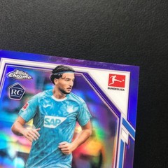 2025-26 Topps Chrome Bundesliga Auto Leon Avdullahu RC Purple Refractor /75