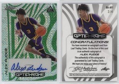 2022-23 Leaf Optichrome Green Mojo 2/4 Alex Fudge #BA-AF1 Auto 0u66
