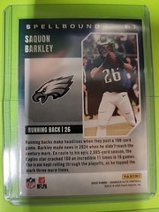 2025 Saquon Barkley Donruss Elite Spellbound GREEN Set Philadelphia Eagles