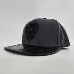 Boca Juniors Argentine CABJ Fi Collection Mens Snapback Cap Grey Black NEW