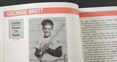 1990 little BIG LEAGUERS Book W/44 Cards Inside