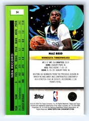 2025-26 Topps Cosmic Chrome Naz Reid #54 Minnesota Timberwolves Orange /25