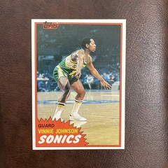 1981-82 Topps Basketball West #99 – Vinnie Johnson RC – Seattle SuperSonics