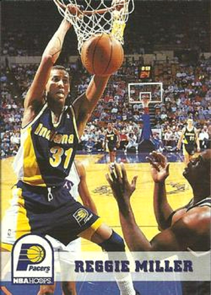 1993-94 Hoops #87 Reggie Miller Indiana Pacers HOF