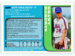 1997 Bowman Chrome Grant Roberts #207 Rookie RC