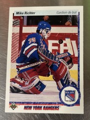 1990-91 Mike Richter Upper Deck French Rookie #32 UD New York Rangers 🥅🏒🔥