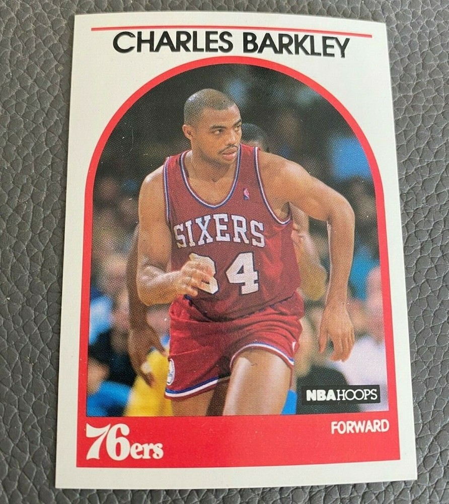 Charles Barkley 1989 Hoops #110 Card Philadelphia 76&rsquo;ERS