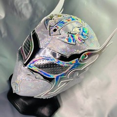 Sin Cara Myzteziz Semi Professional wrestling Luchador Costume Mask Silver