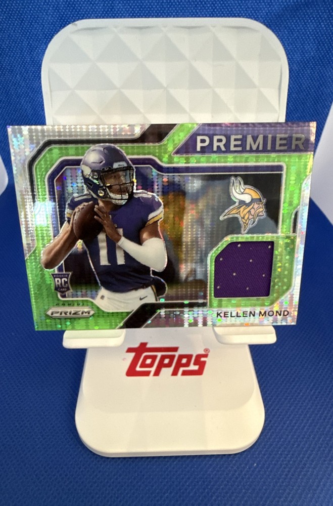 2021 Panini Prizm – Premier Jerseys Kellen Mond #PJ-18 Neon Green Pulsar…