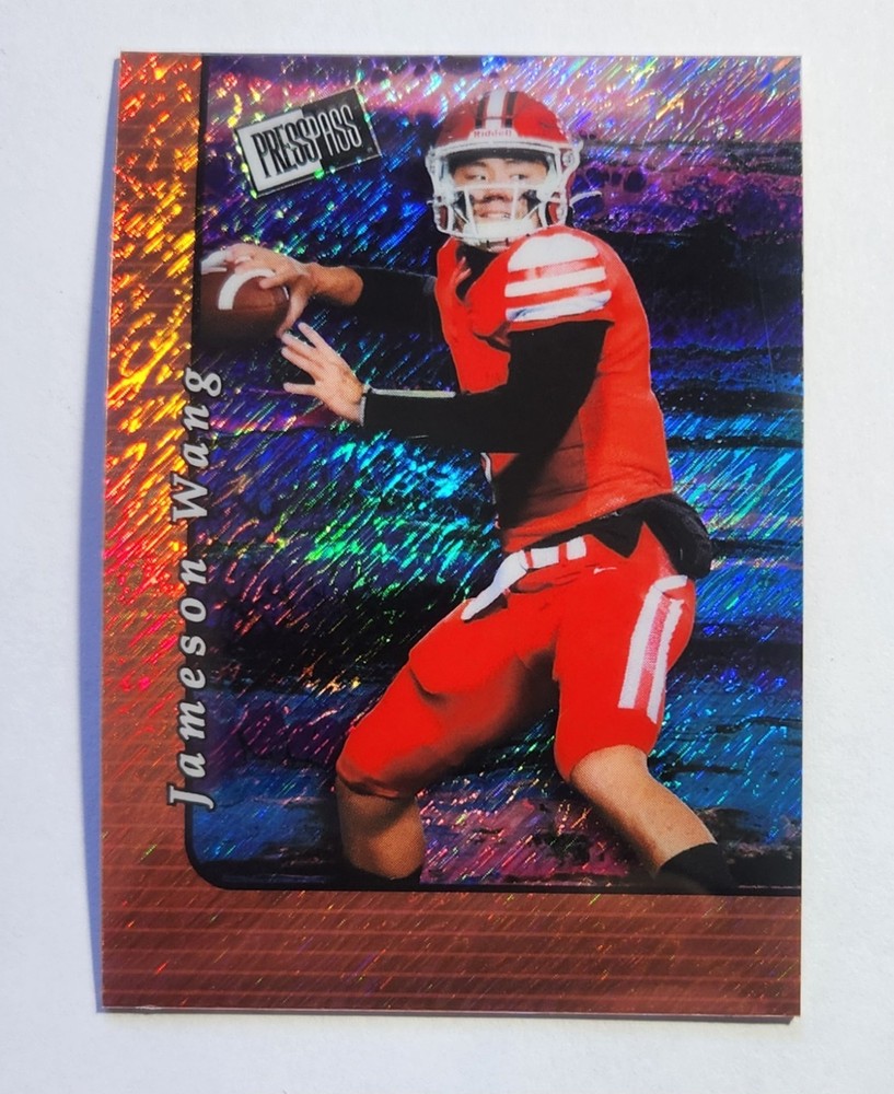 2024 Leaf Collective Jameson Wang Orange Shimmer RC SN /10 Panthers Wroclaw