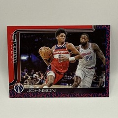 2025-26 Topps – AJ Johnson #99 Season Tip-Off Color Match NBA Basketball Card