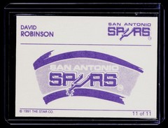 1990-91 Star David Robinson #11 David Robinson BK63