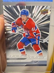 LANE HUTSON 2024-25 UPPER DECK SERIES 1 YOUNG GUNS OUTBURST SILVER RC #229