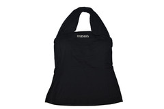 All Sport Couture NFL Womens Las Vegas Raiders First Down Halter Top Shirt NWT