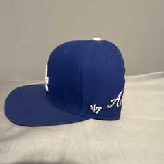 &rsquo;47 Los Angeles Dodgers LA Script Logo Snapback Hat Cap Blue MLB Baseball
