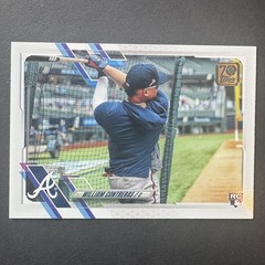 2021 Topps William Contreras Image Variation SP Short Print Rookie RC #390