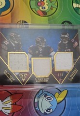 2014 Topps Triple Threads – Relic Trios Forte, Cutler, Alshon Sapphire 1/3 (MEM)