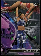 2021 Topps Finest WWE #45 Bianca Belair wrestling card