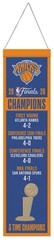25/26 NBA Finals Champions New York Knicks 8×32 Wool Banner Licensed By Wincraft