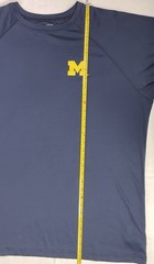 Michigan Wolverines Columbia PFG Navy & Yellow Men&rsquo;s XL Long Sleeve Shirt