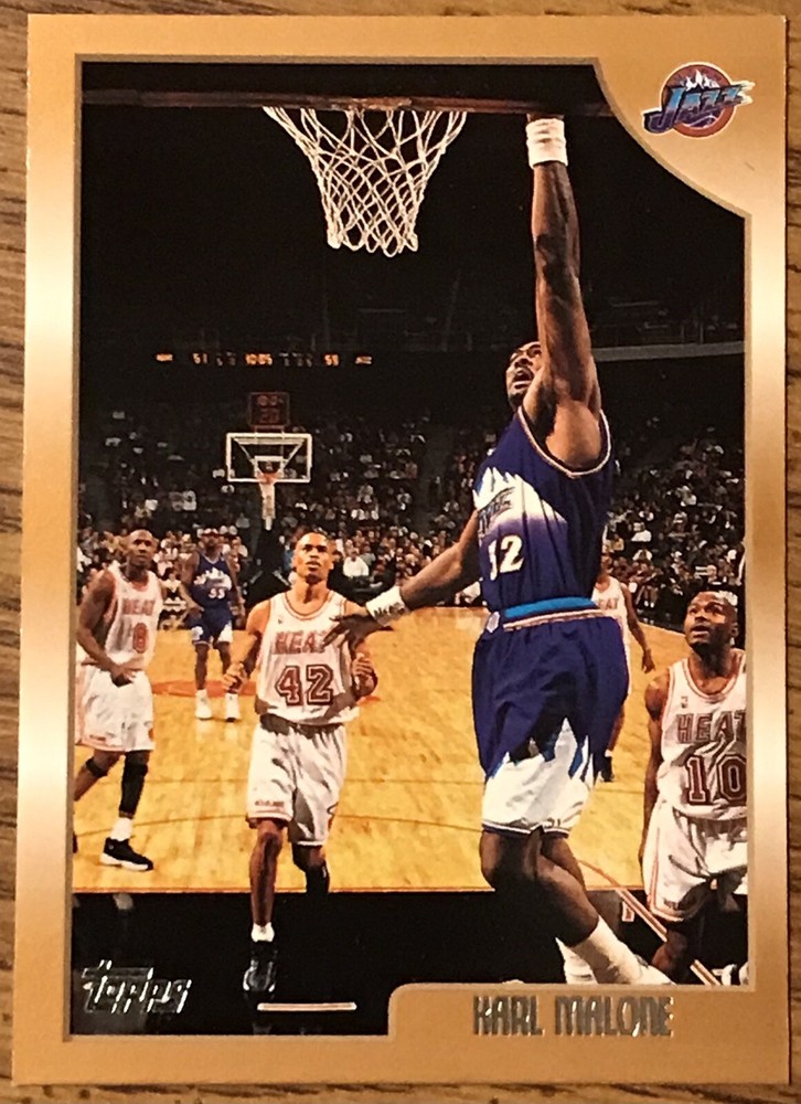 Karl Malone 1998-99 Topps Basketball Card #145 Utah Jazz NBA HOF Free Shipping
