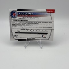2025 Bowman Chrome Juan Cabada, BCP-207 Purple Geometric Refractor 070/250 (RC)